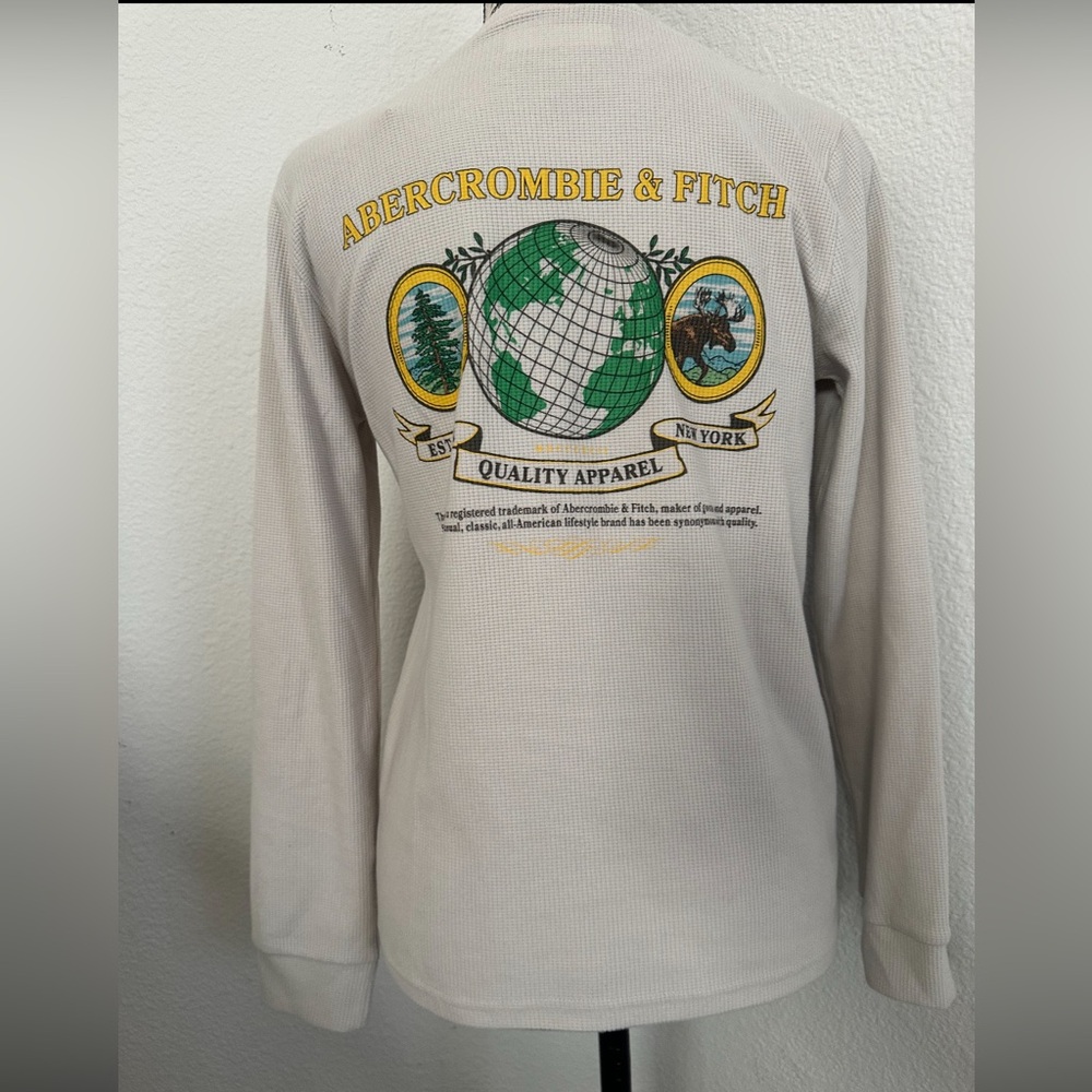 Abercrombie & Fitch Cream Sweater for Kids 13-14 - Picture 4 of 5